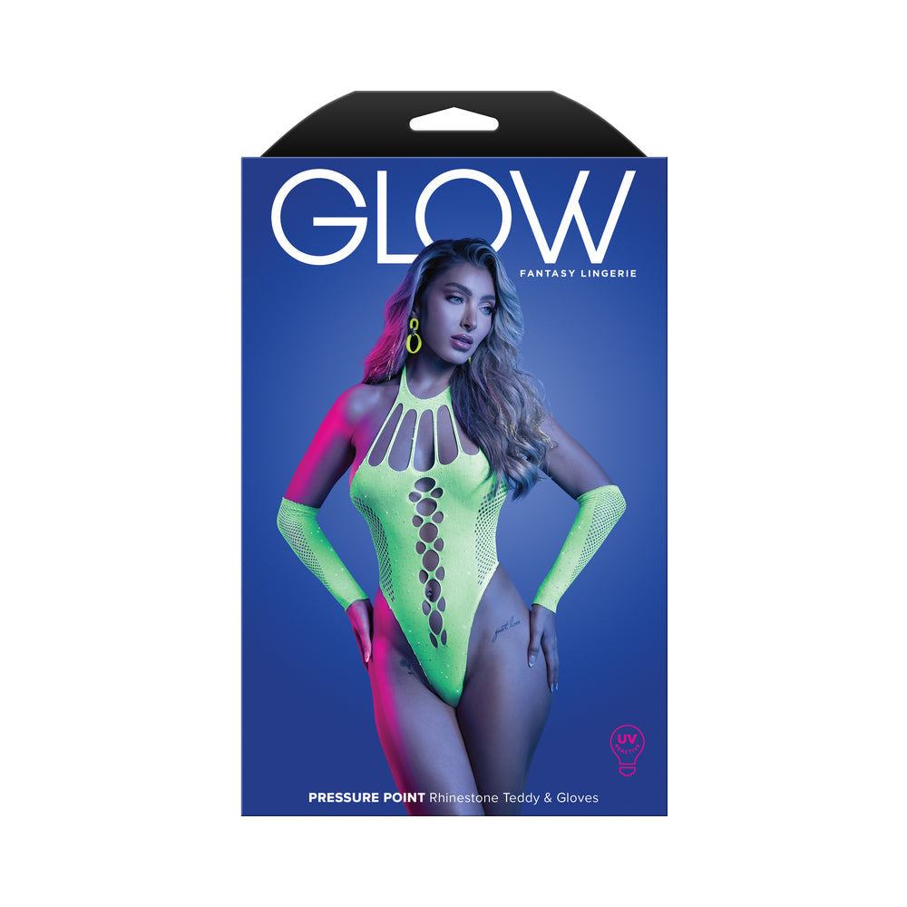 UV Reactive Teddy and Gloves Set